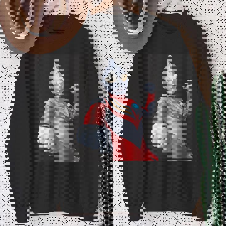 ブロマイドシリーズ ウルトラマンティガ パワータイプ スウェットシャツ 年配の女性への贈り物