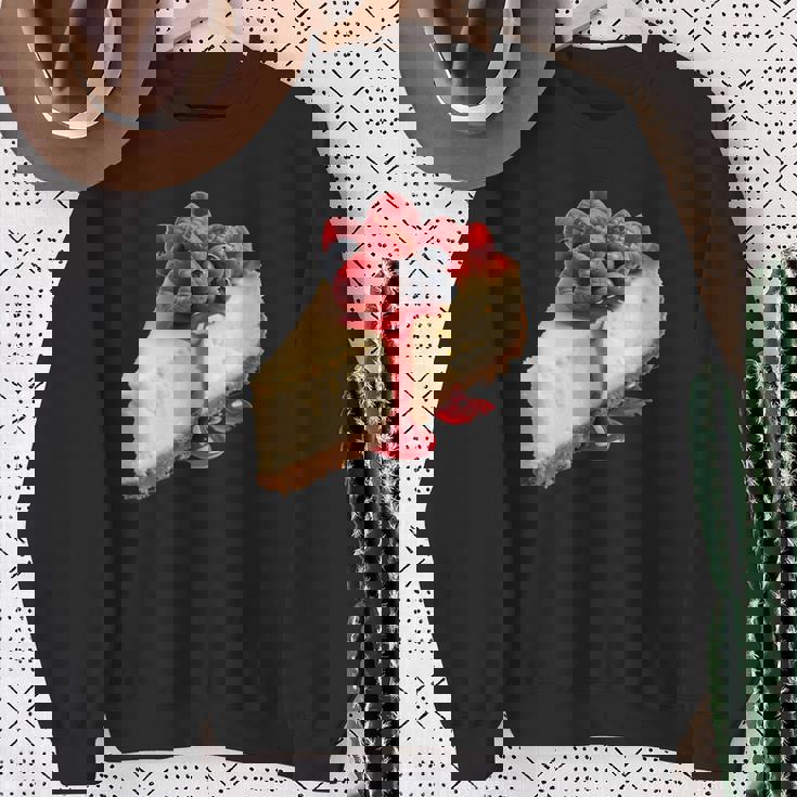 ベリー入りチーズケーキ スウェットシャツ 年配の女性への贈り物