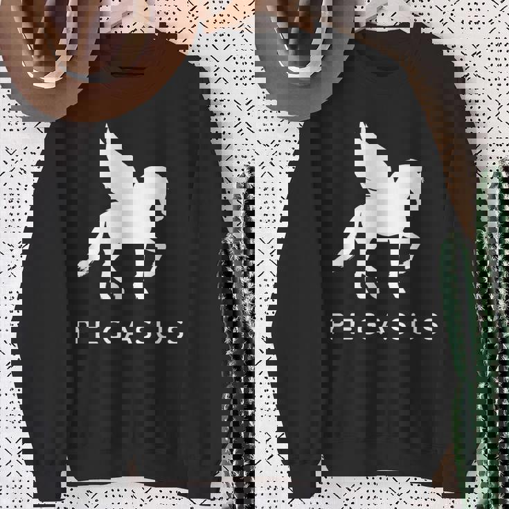 ペガサス コスチューム クラシック ギリシャ伝説 馬 ペガサス コスチューム スウェットシャツ 年配の女性への贈り物