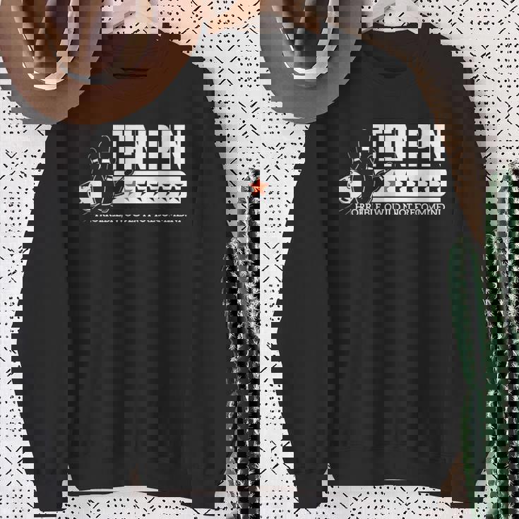 ボウラー メンズ レディース テンピン ワンスター 面白ボウリング スウェットシャツ 年配の女性への贈り物