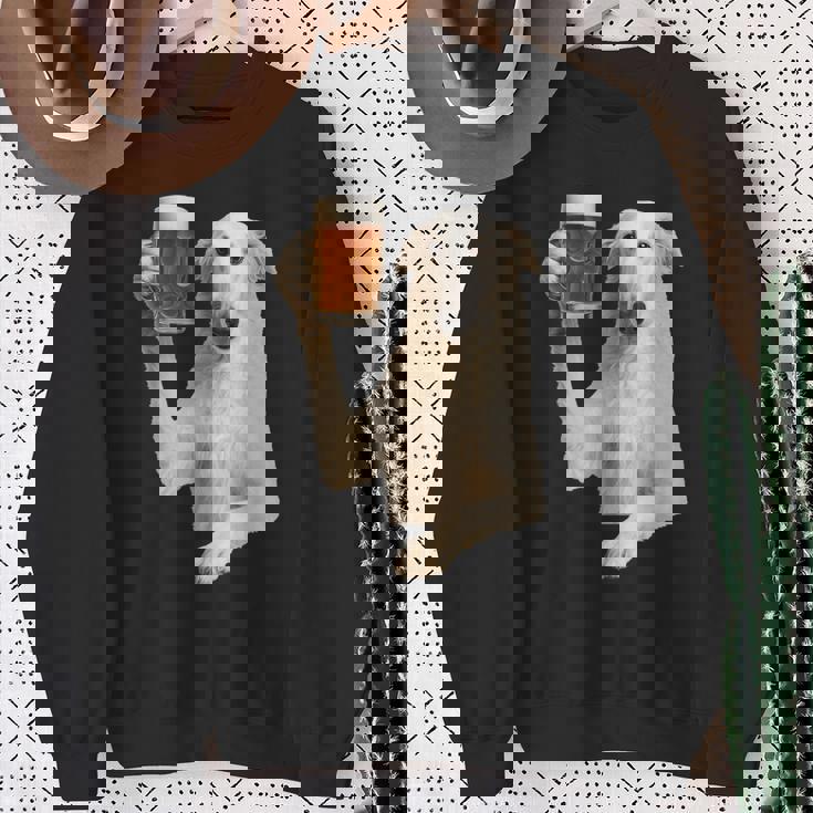 ボルゾイビール スウェットシャツ 年配の女性への贈り物