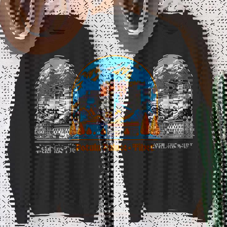 ポタラ宮 チベット ラサ 仏教 スウェットシャツ 年配の女性への贈り物