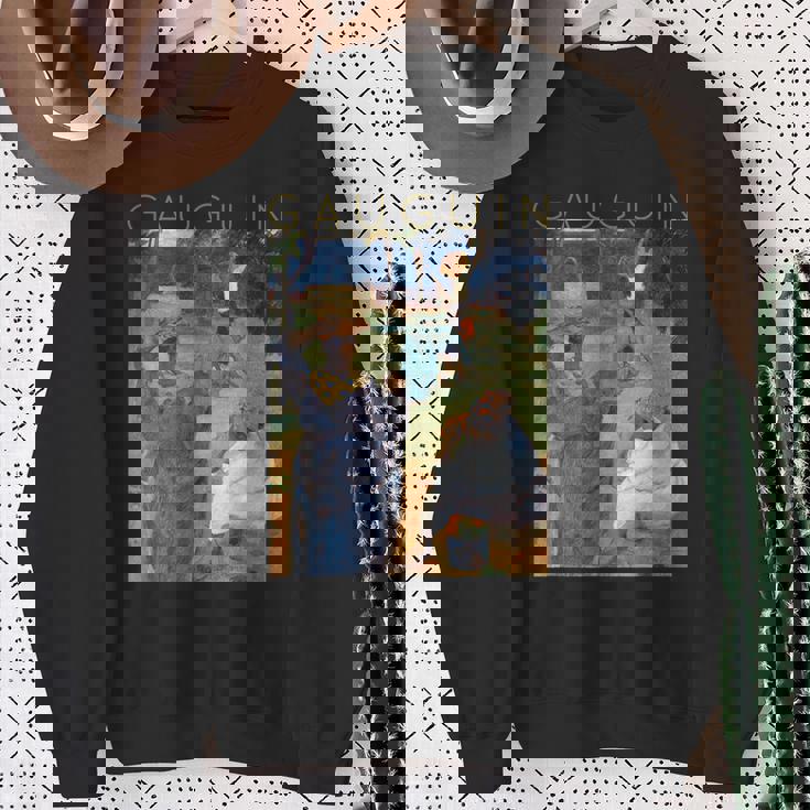 ポール・ゴーギャン マンゴーの木、マルティニーク スウェットシャツ 年配の女性への贈り物