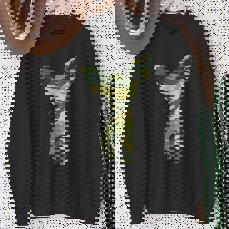 ミリタリー チワワ カモ メンズ プリント Us Dog Pup 退役軍人ギフト スウェットシャツ 年配の女性への贈り物