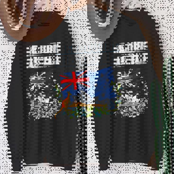 メルボルン オーストラリア お土産 オーストラリア国旗 カンガルーコアラ スウェットシャツ 年配の女性への贈り物