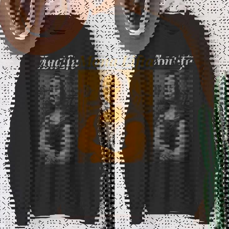 モナ・リフタ マッスル モナリザ ボディービル フィットネス ジム愛好家 スウェットシャツ 年配の女性への贈り物