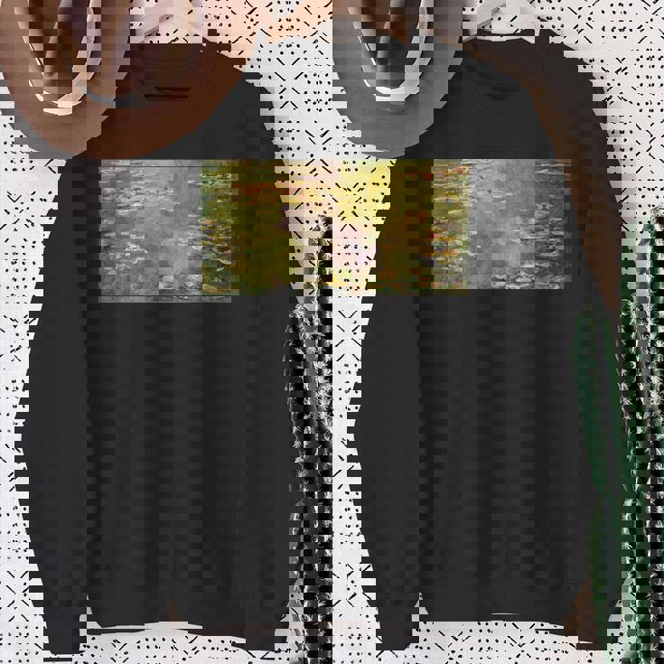 モネの睡蓮 スウェットシャツ 年配の女性への贈り物