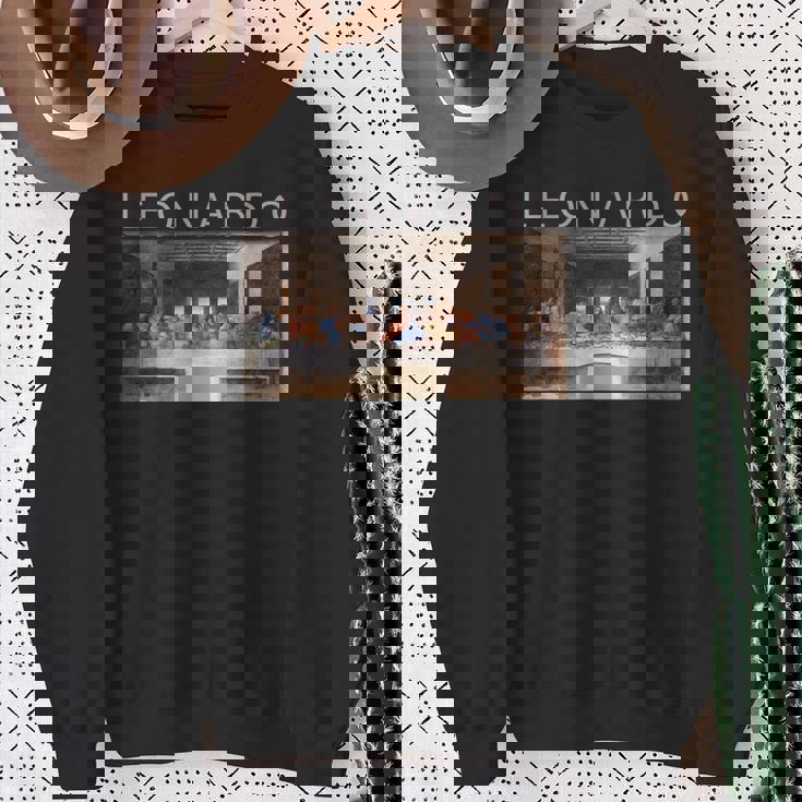 レオナルド ダヴィンチ 面白いtシャツ アート 絵画 メンズ 面白い 服 美術 おもしろ ネタ スウェットシャツ 年配の女性への贈り物