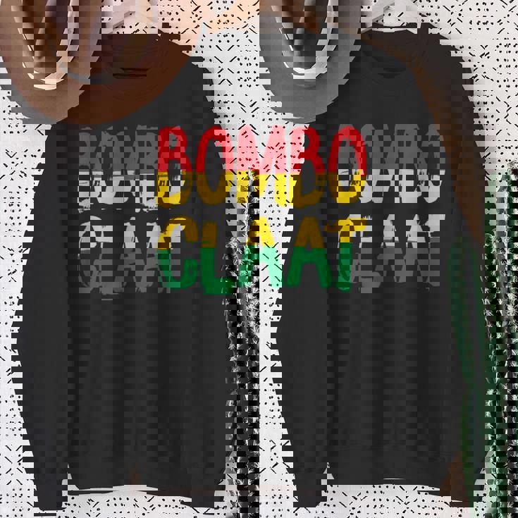 レゲエとジャマイカ Bombo Claat ラスタ ボンボクラット スウェットシャツ 年配の女性への贈り物