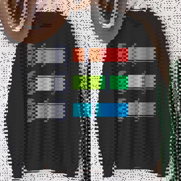 レッド グリーン ブルー Rgb カラー モデル アーティスト スウェットシャツ 年配の女性への贈り物