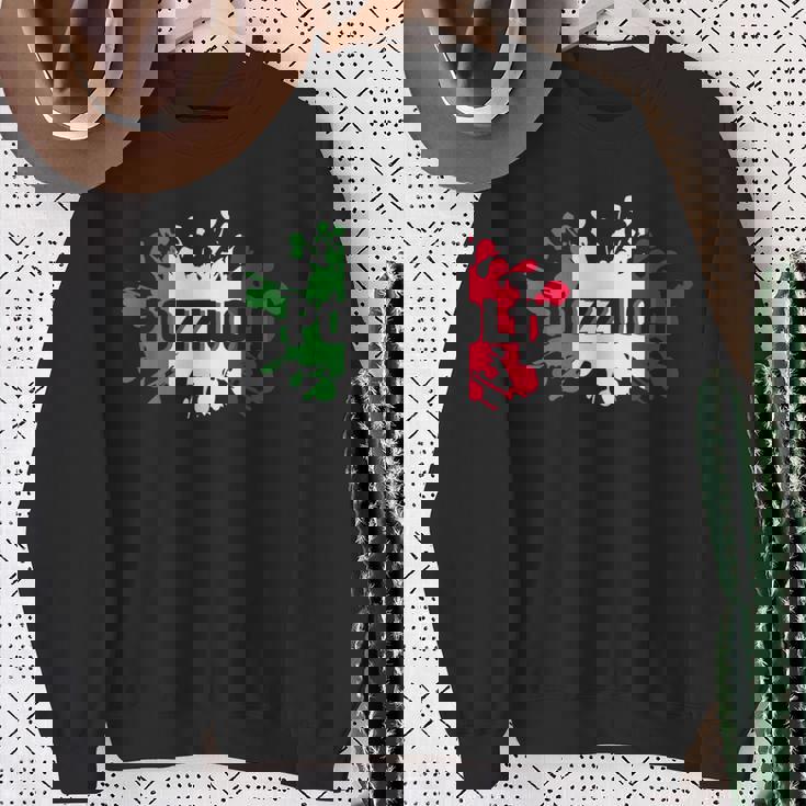 レトロ イタリア シティ ポッツォーリ スウェットシャツ 年配の女性への贈り物