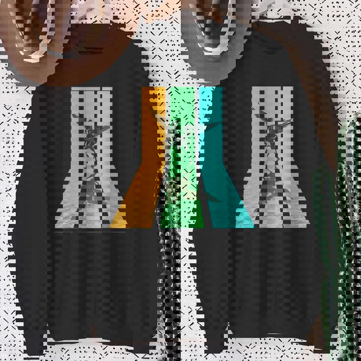 レトロ80年代ヴィンテージスタイルペガサス スウェットシャツ 年配の女性への贈り物