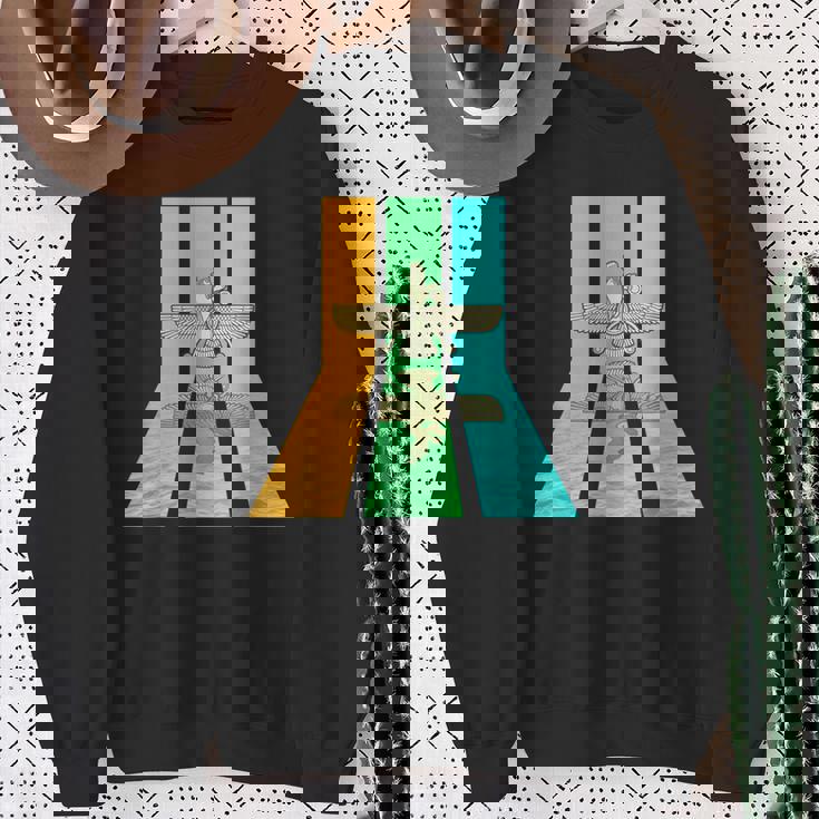 レトロ80年代ヴィンテージ風アヌンナキ スウェットシャツ 年配の女性への贈り物