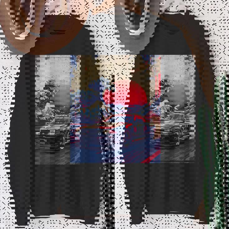 ヴィンテージ Jdm ドリフト レースカー 和波沖 神奈川 アート スウェットシャツ 年配の女性への贈り物