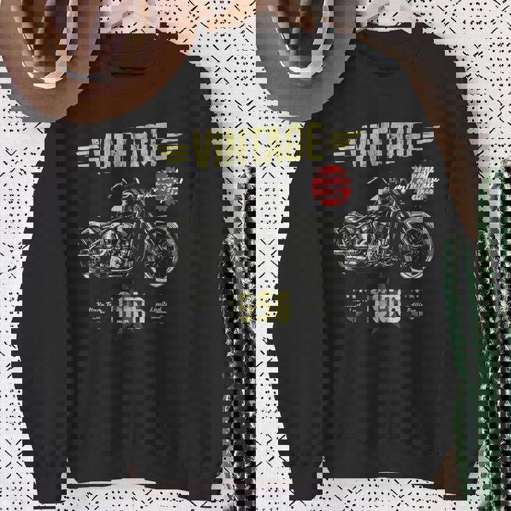 ヴィンテージ クラシック 誕生 1956 70歳の誕生日 レトロ バイク スウェットシャツ 年配の女性への贈り物