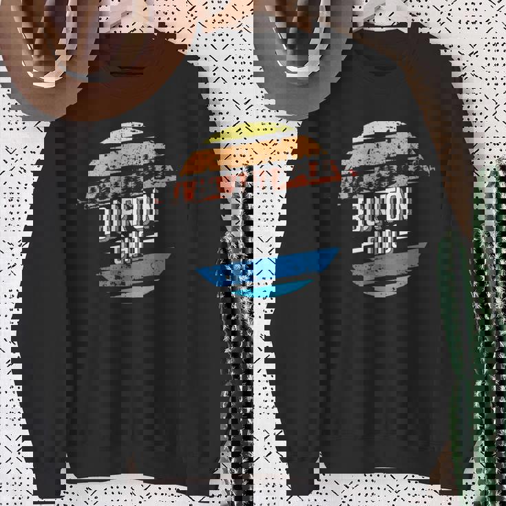 ヴィンテージ バートン オハイオ州サンセットお土産プリント スウェットシャツ 年配の女性への贈り物