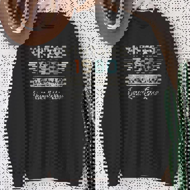 ヴィンテージ1980限定版 46歳の誕生日 スウェットシャツ 年配の女性への贈り物