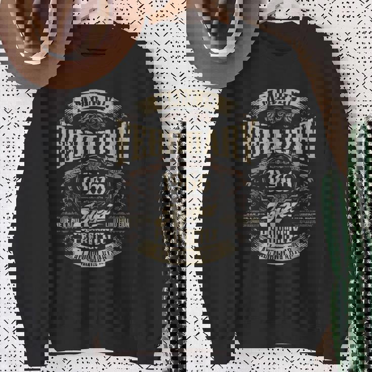 ヴィンテージ還暦伝説 1966年2月 60歳の贈り物 スウェットシャツ 年配の女性への贈り物