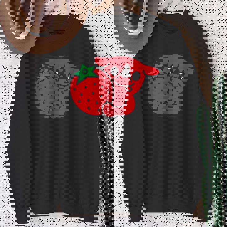 千葉県ご当地キャラいちごバージョン スウェットシャツ 年配の女性への贈り物