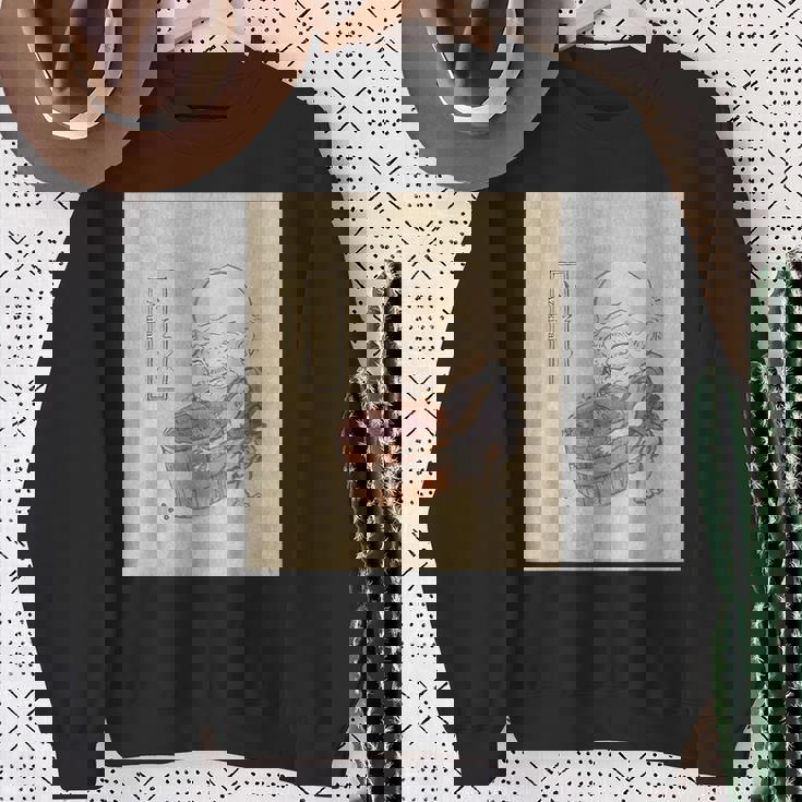 小豆洗い【日本の妖怪シリーズ】 スウェットシャツ 年配の女性への贈り物