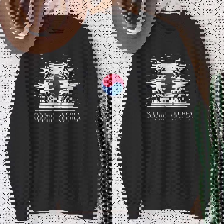 愛国的な韓国国旗ジャージーtシャツ 韓国製 スウェットシャツ 年配の女性への贈り物