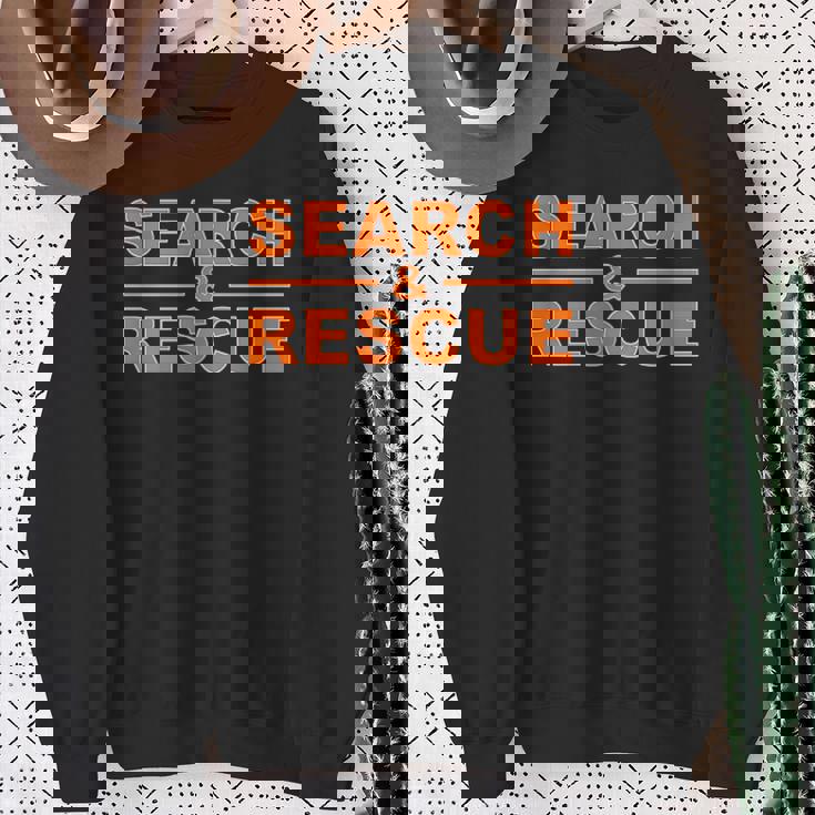 捜索救助 緊急対応捜索チームar ユニフォーム スウェットシャツ 年配の女性への贈り物