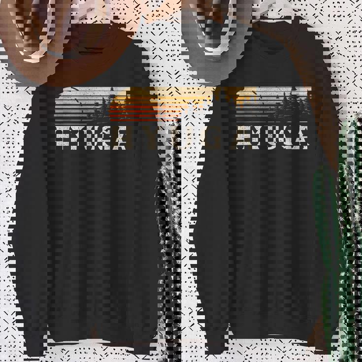 日向 日本 エバーグリーン ヴィンテージ サンセット スウェットシャツ 年配の女性への贈り物