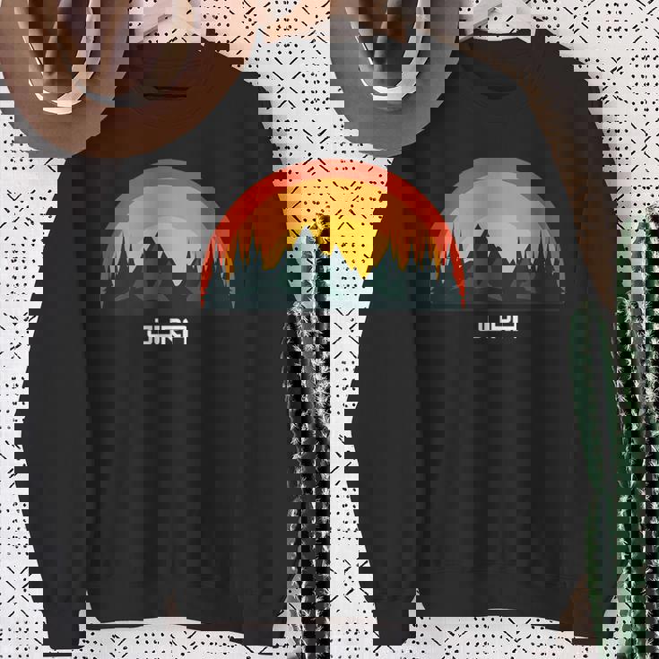 日没のジュラ山脈とハイマートカントン スウェットシャツ 年配の女性への贈り物