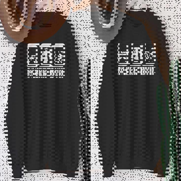 柔道整復師の週末スケジュール 柔道愛好家 長袖tシャツ スウェットシャツ 年配の女性への贈り物