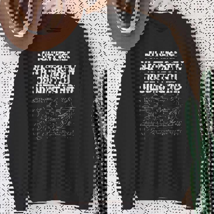 次元移動未来量子力学マルチバース スウェットシャツ 年配の女性への贈り物