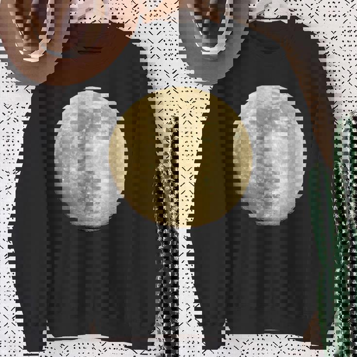 満月 夜空 月 スウェットシャツ 年配の女性への贈り物