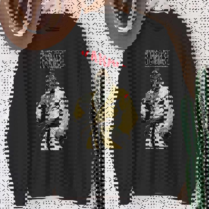 空手ゴリラ 空手ファイティングゴリラ スウェットシャツ 年配の女性への贈り物