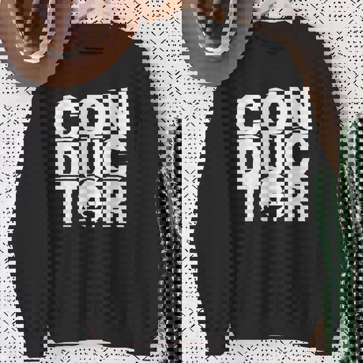 職業職業 指揮者 スウェットシャツ 年配の女性への贈り物