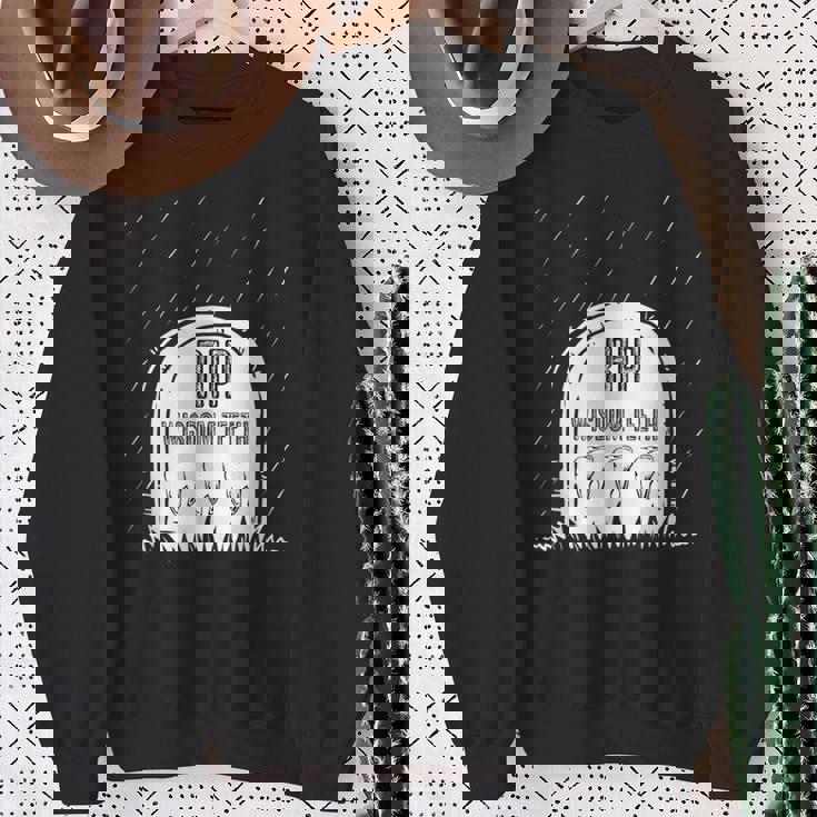 親知らずの歯 面白い 歯科 抜歯 歯医者 スウェットシャツ 年配の女性への贈り物