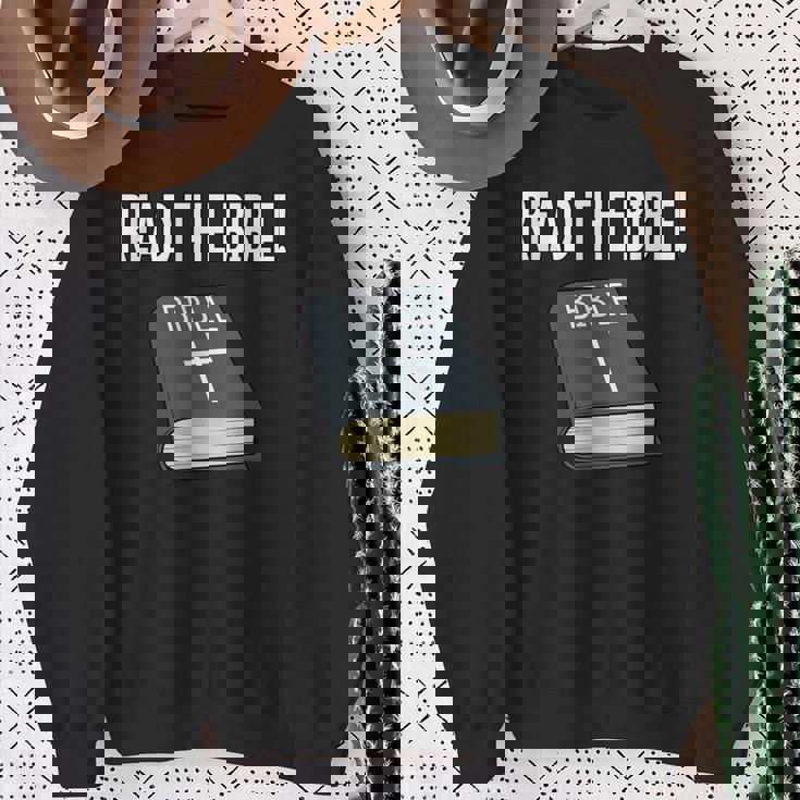 読む 聖書 信仰 キリスト教 イエス・キリスト スウェットシャツ 年配の女性への贈り物