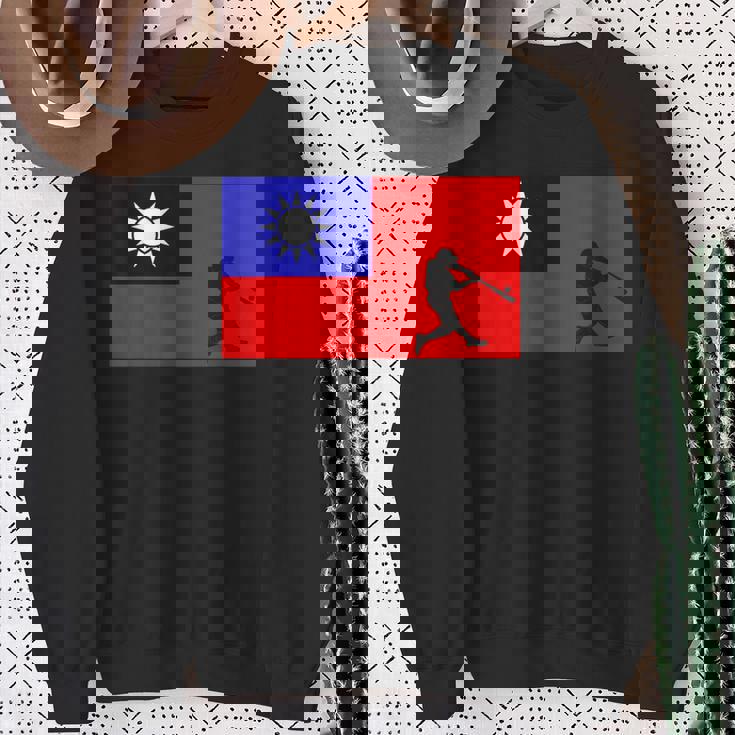 野球リーグ台湾国旗 アジア代表選手 スウェットシャツ 年配の女性への贈り物