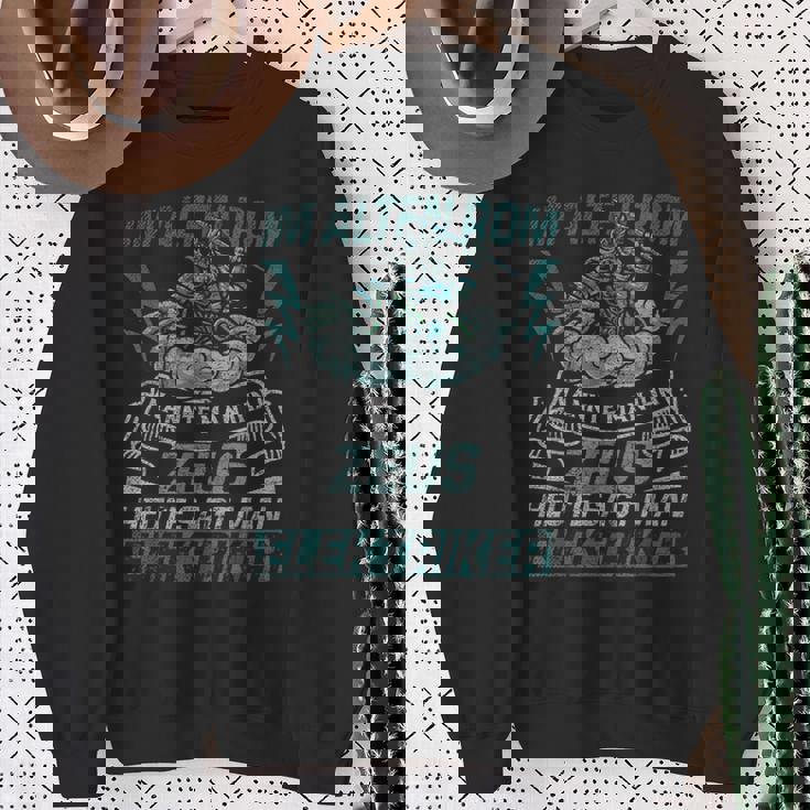 電気技師 ギフト ゼウス スウェットシャツ 年配の女性への贈り物