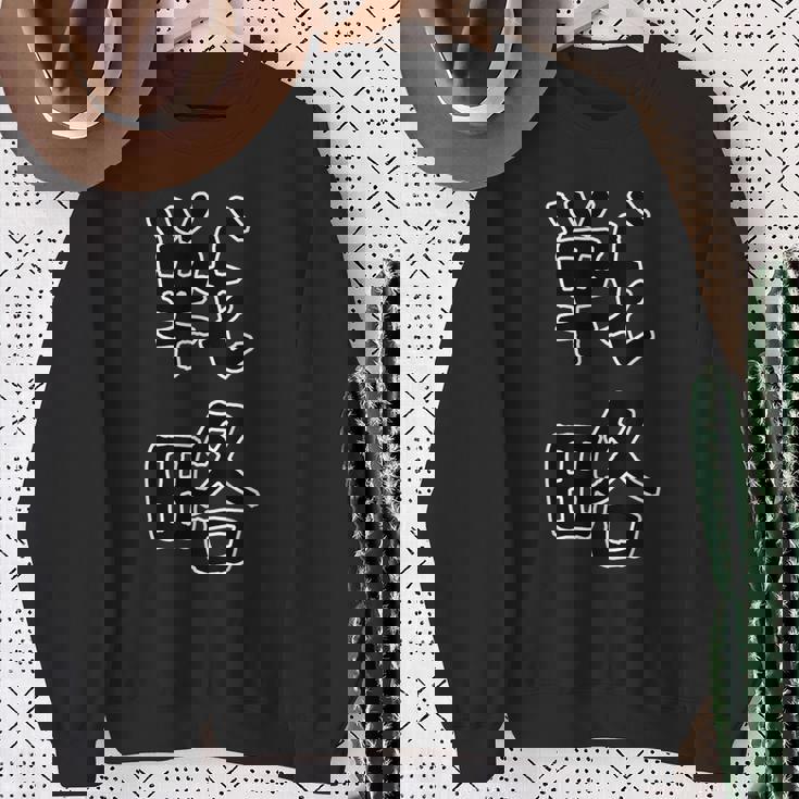 面白い ギフト 文字入り 「戦略」おもしろギャグ-ジョーク 漢字 戦略 スウェットシャツ 年配の女性への贈り物