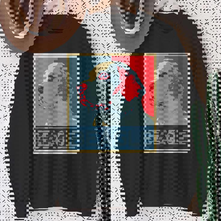 面白いtシャツ ビーグル 犬 わんこ メンズ おもしろ 面白い 服 おもしろグッズ ネタ ポスター スウェットシャツ 年配の女性への贈り物