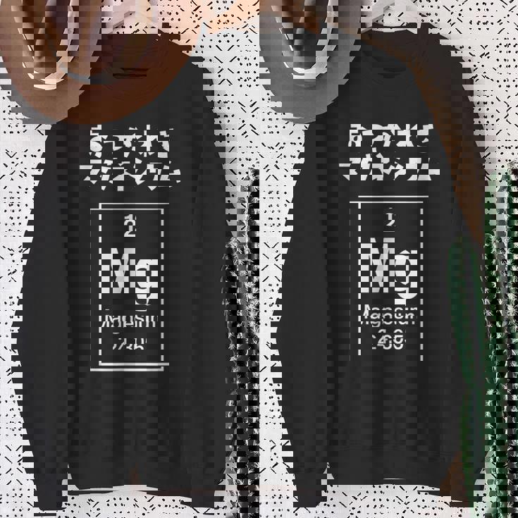 面白いtシャツ マグネシウム 周期表 化学 ネタ 服 おもしろ 元素 メンズ ネタ 科学 理系 ダジャレ スウェットシャツ 年配の女性への贈り物