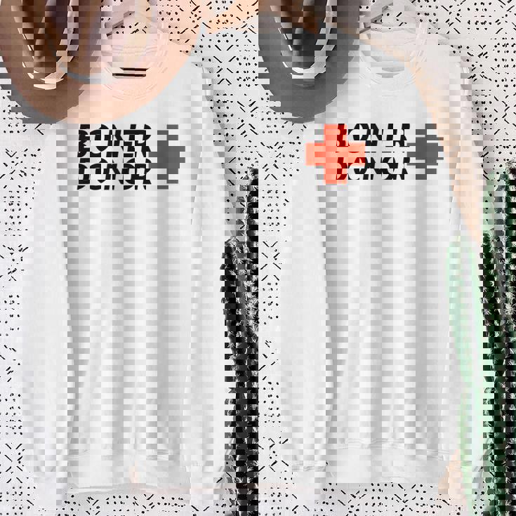 Boner Donor ラウンチ ハロウィン スウェットシャツ 年配の女性への贈り物