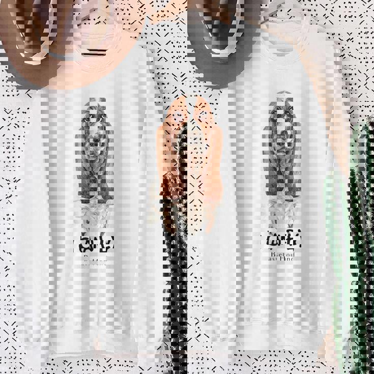 I Can Fly バセットハウンド スウェットシャツ 年配の女性への贈り物