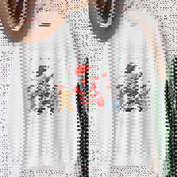 Dabbinganta Christmas おかしいdabサンタクロースクリスマス スウェットシャツ 年配の女性への贈り物