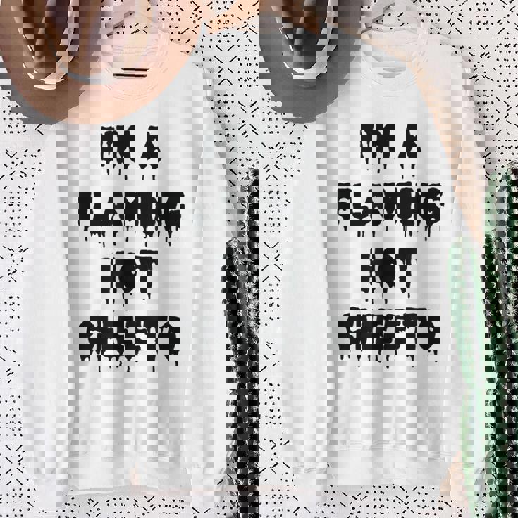 Happy Halloween I’M A Flaming Hot Cheeto Spooky Costume Sweatshirt Gifts for Old Women