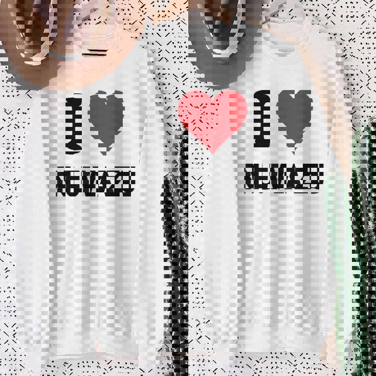 I Heart 沼津ジャパンラブ 日本土産 スウェットシャツ 年配の女性への贈り物