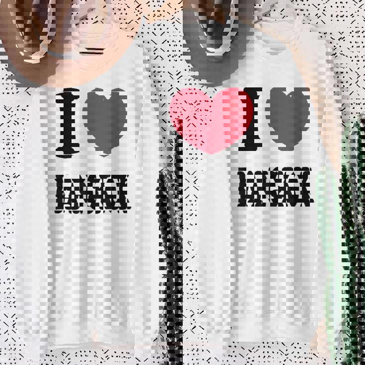 I Love Bangkok バンコクが大好き スウェットシャツ 年配の女性への贈り物