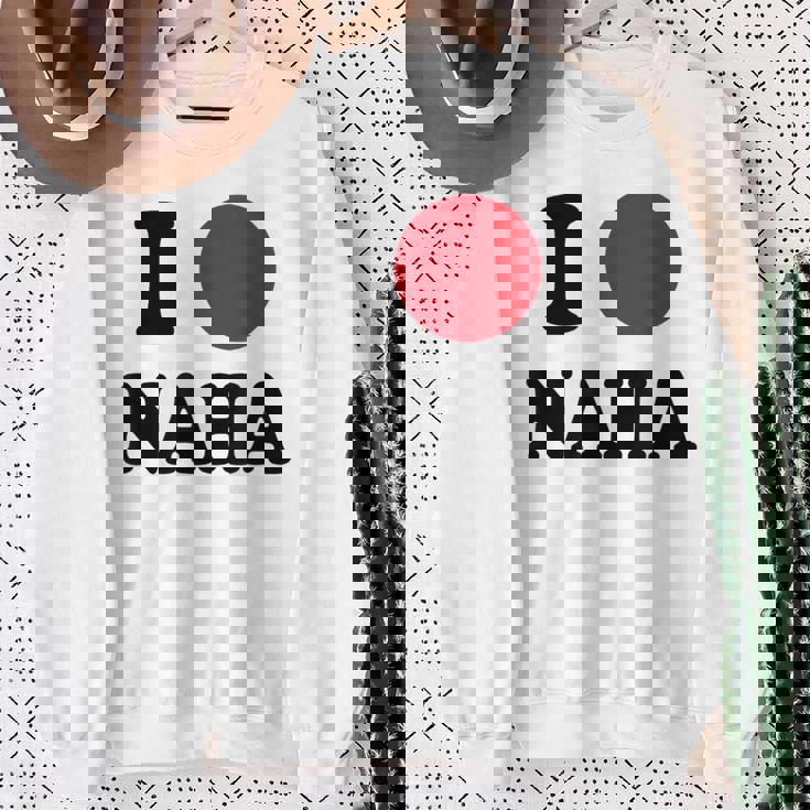 I Love Naha 那覇大好き スウェットシャツ 年配の女性への贈り物