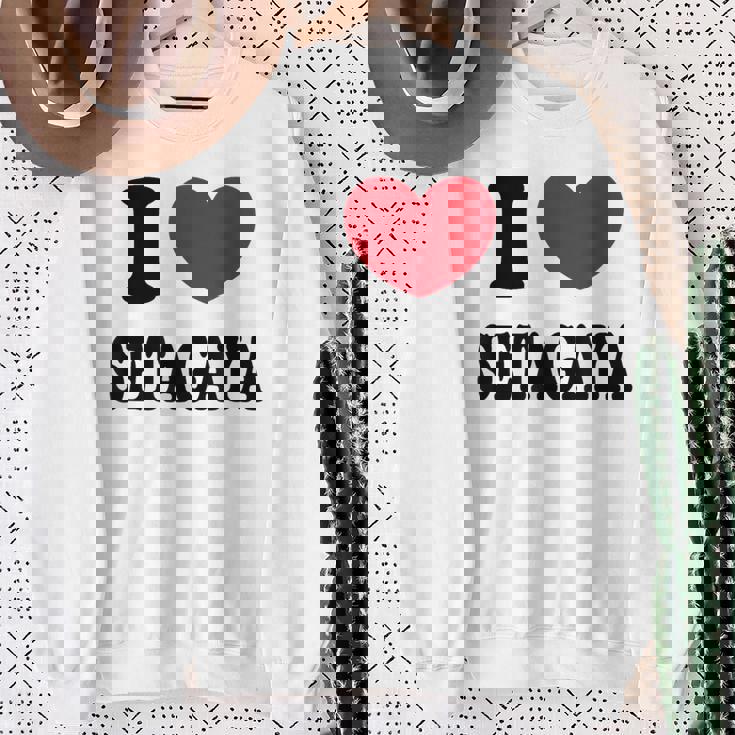 I Loveetagaya アイ・ラブ世田谷 スウェットシャツ 年配の女性への贈り物