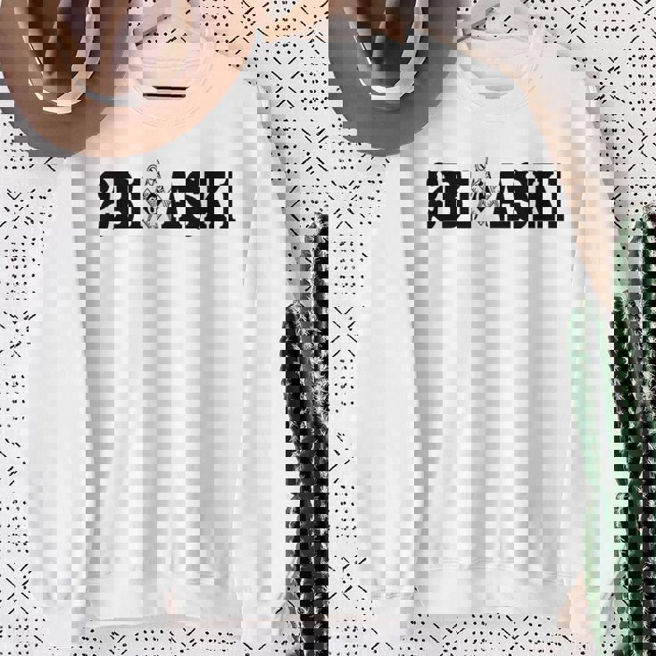 Masonic 2B1ask1 正方形とコンパス フリーメイソン スウェットシャツ 年配の女性への贈り物