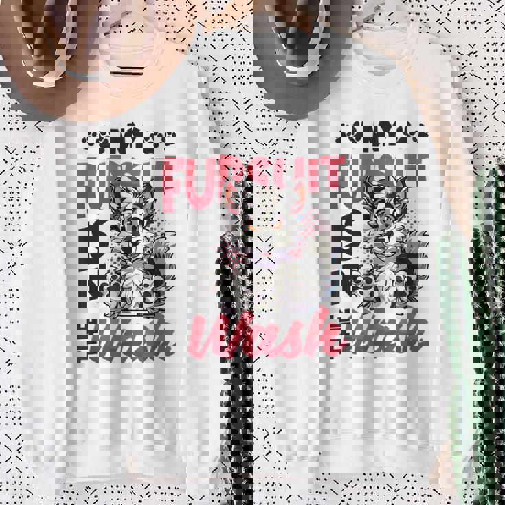 My Fursuit Is In The Wash Furry Fandom。 スウェットシャツ 年配の女性への贈り物